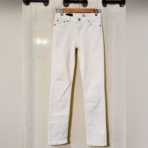 J. Crew Women's White Matchstick Jeans